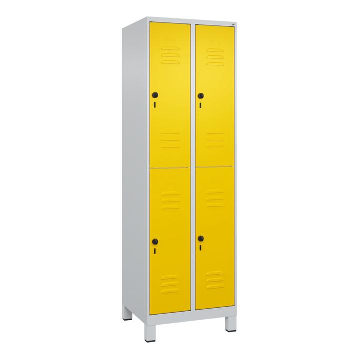 Actual product image C+P Classic Plus double wardrobe, compartment width 30 cm, with feet