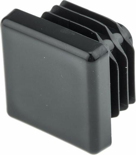 Image du produit RS PRO Bouchon de tube, carré Noir (Bouchon de fermeture)