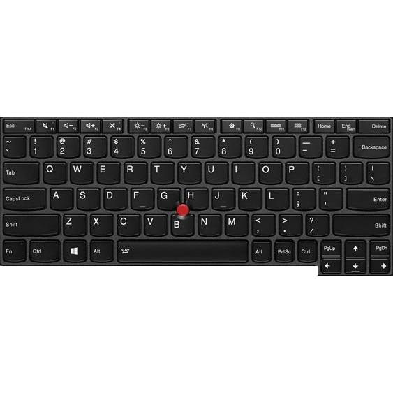 Lenovo Keyboard (DANISH), Notebook Ersatzteile, Schwarz