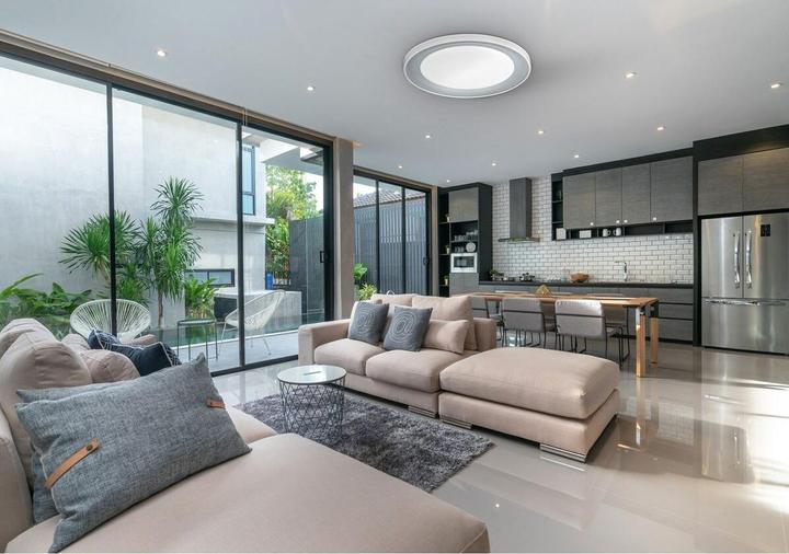 Produktbild Activejet Plafon LED AJE-KRIS Grey + pilot Deckenbeleuchtung Nicht austauschbare Glühbirne(n) A+ (2000 lm)