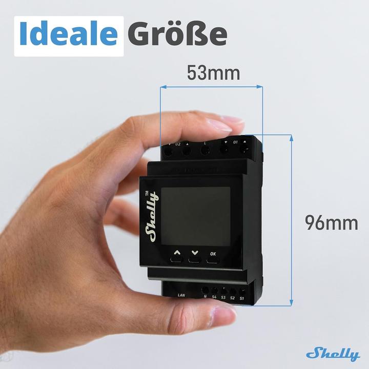 Productafbeelding Shelly Pro Dual Cover PM (Schakelaandrijving)