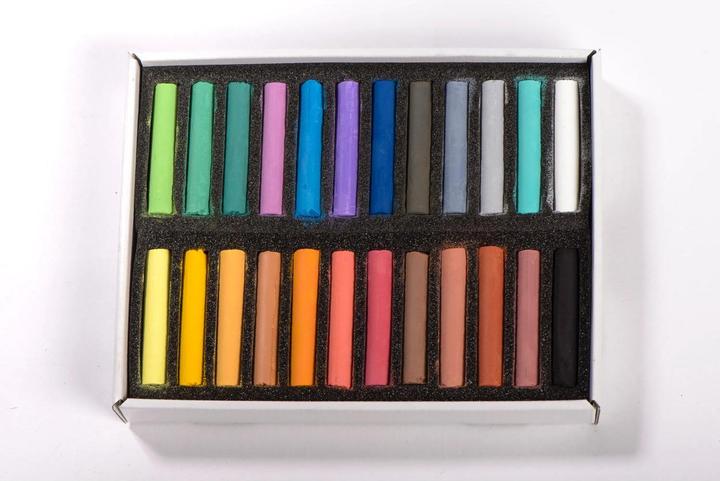 Actual product image BlockX Etui 24 Pastels - Assortis - Jaune citron (24 x)