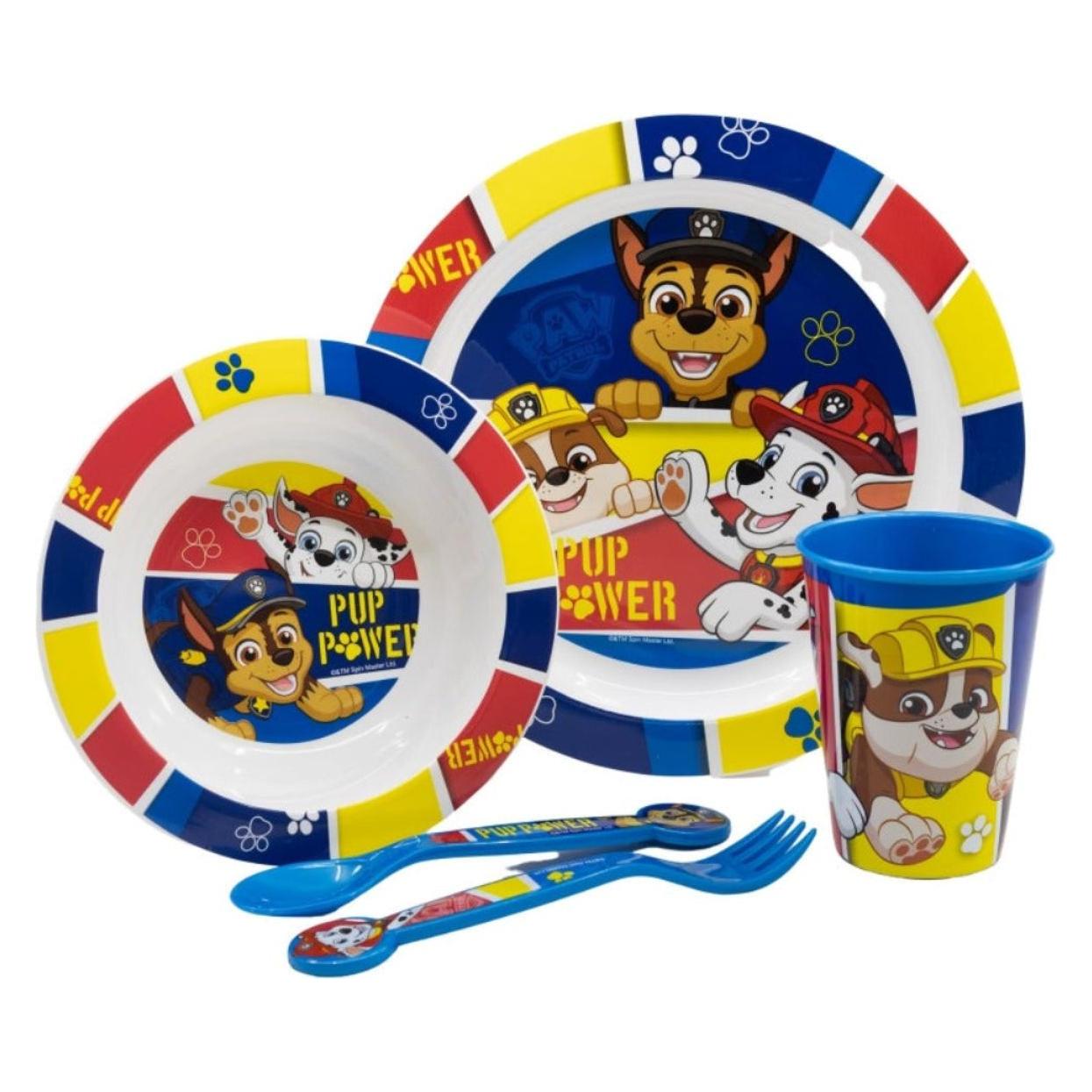 Stor, Kinderservies + Bestek, Paw Patrol Geschirr-Set