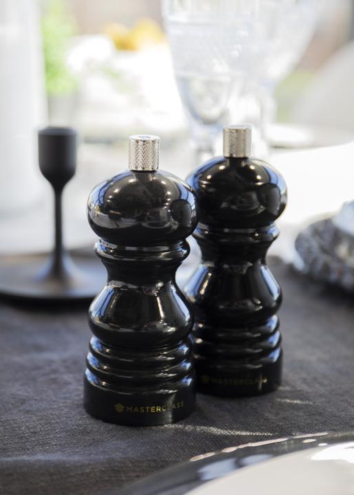 Actual product image Master Class 12cm Capstan Mill - Black, Gift Tagged (Pepper, Salt)