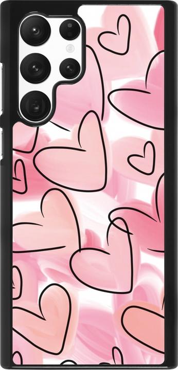 Image du produit PhoneLook Coque Easter 2023 pink hearts (Samsung Galaxy S22 Ultra)