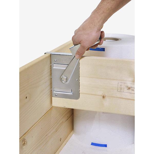 Image du produit Valdemar Krog Séparateur de palette, version flexible, ferrures galvanisées, lot de 5