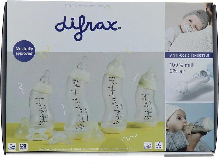 Immagine prodotto Difrax Starter set neonato 4 biberon e 2 nuggies (170 ml)