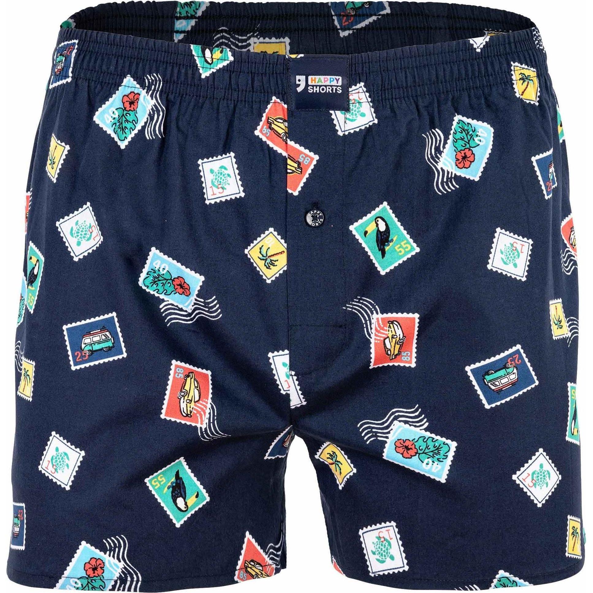Happy shorts, Herren, Unterhosen, Web-Boxershorts Casual Bequem sitzend, (XL, Einzelpack)