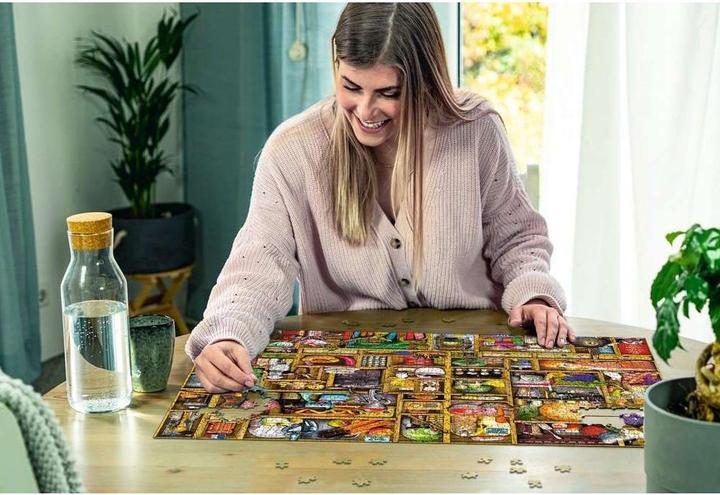 Actual product image Ravensburger Curious kitchen shelf (1000 pieces)