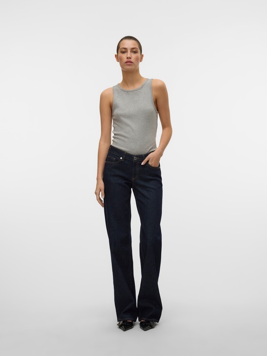 Actual product image Vero Moda VMVANESSA Niedrige Taille Weiter Beinschnitt Jeans Weit geschnitten (W29/L30)