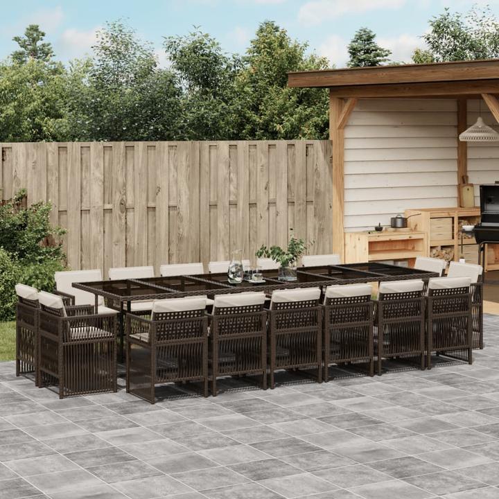 Produktbild vidaXL Garten Essgruppe (330 x 106 x 73 cm)