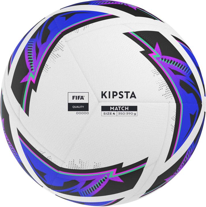 Kipsta Football training ball size 4 Hybrid 2 - FIFA Quality Match Ball white (4)