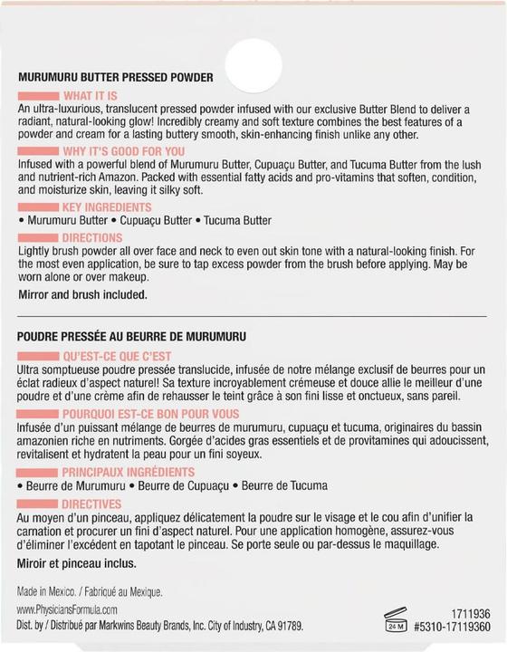 Image du produit Physicians Formula Poudre Pressed Butter Believe It! (Translucent)