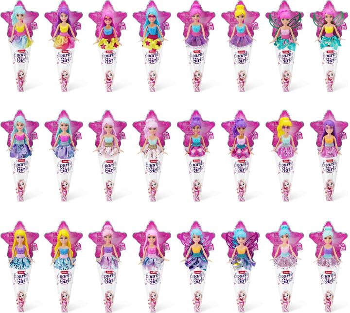 Zuru SPARKLE GIRLZ-FANTASY-4" DOLL IN CONE,S2