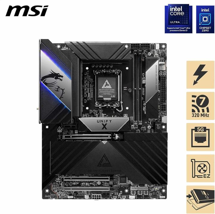 Productafbeelding MSI MEG Z890 UNIFY-X (LGA 1851, Intel Z890, ATX)