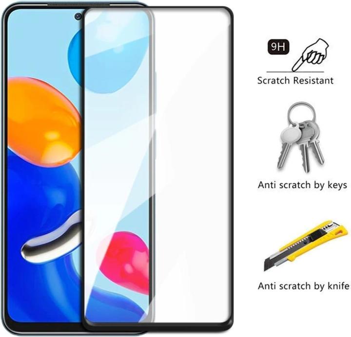 Image du produit Screenguard Xiaomi Redmi Note 11 Full Screen Protective Glass 2.5D 9H (1 pcs, Xiaomi Redmi Note 11)