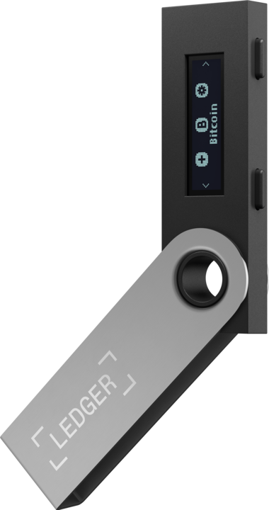 Actual product image Ledger Nano S (Bitcoin, Ether, Litecoin, Bitcoin cash, Dash, Ethereum Classic, Komodo, Neo, Ripple, Stellar, Ubiq, Vertcoin, Zcash)