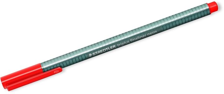 Produktbild Staedtler 334 Fineliner triplus neon rot (Neonrot, 1 x)