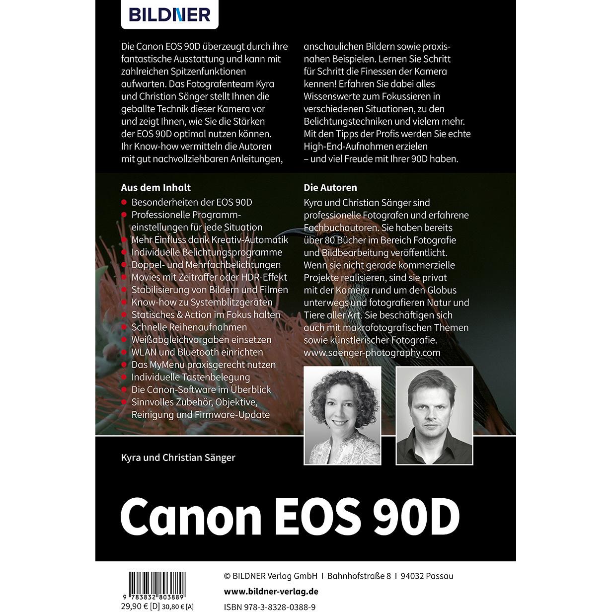 Thumbnail - Canon EOS 90D, Sachbücher von Christian Bildner, Kyra Sänger, Christian Sänger