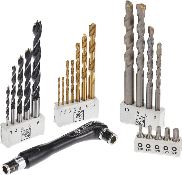 Productafbeelding Bosch Professional Zubehör Premium X-Line (5 mm, 6 mm, 8 mm, 10 mm, 2 mm, 3 mm, 4 mm, 16 mm, 20 mm)