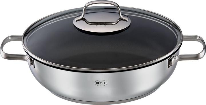 Produktbild Rösle Servierpfanne Elegance ProPlex Antihaft ø 28 cm (28 cm, Pfannenset + Topfset, Edelstahl)