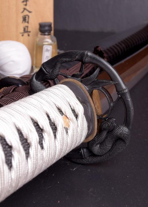 Actual product image Hanwei Damascus Snake Katana