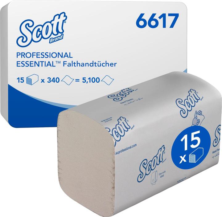 Scott Towels with interfold folding 1-ply white (15 x)