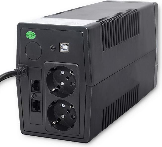 Produktbild Qoltec 53980 UPS Monolith 1000VA 600W (1 VA, 600 W, Line-Interaktiv USV)