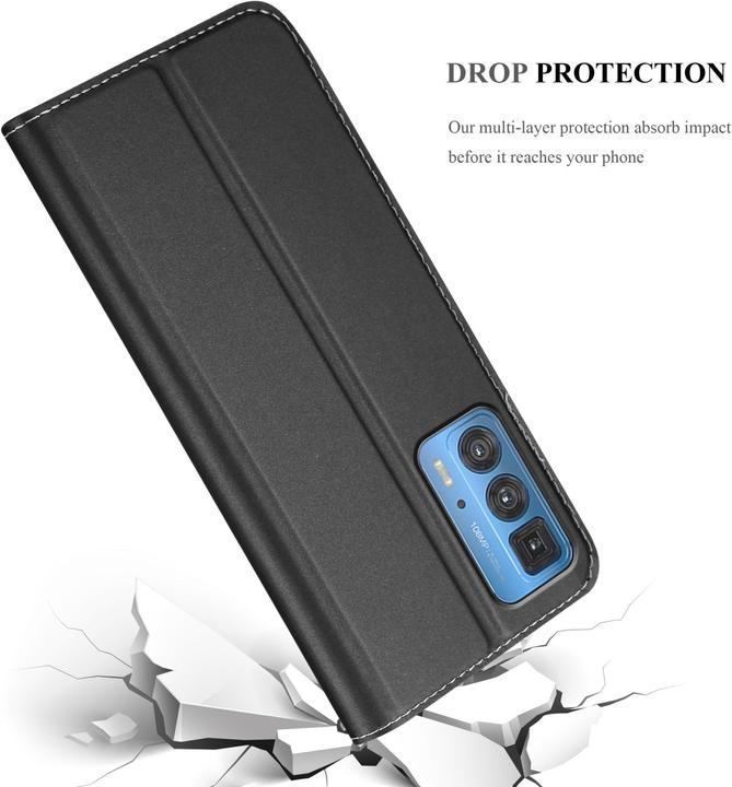 Actual product image Cadorabo Classy Book Case for Motorola EDGE 20 PRO / EDGE S PRO (Motorola Edge S Pro, Motorola Edge 20 Pro)