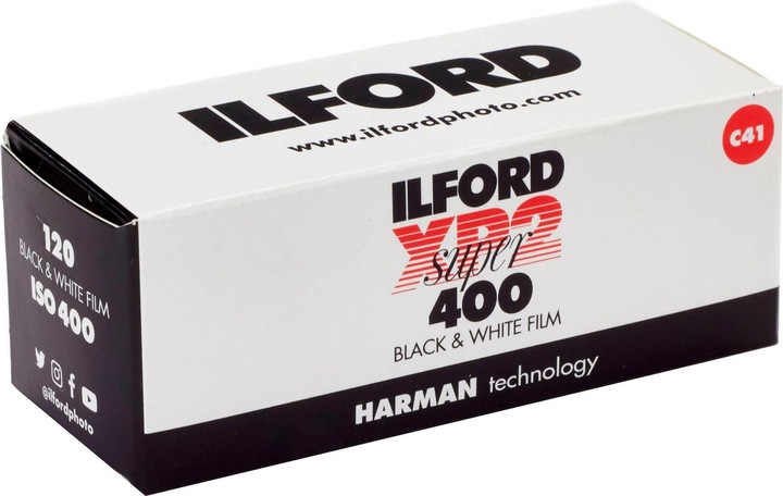 Actual product image Ilford XP-2 Super 120