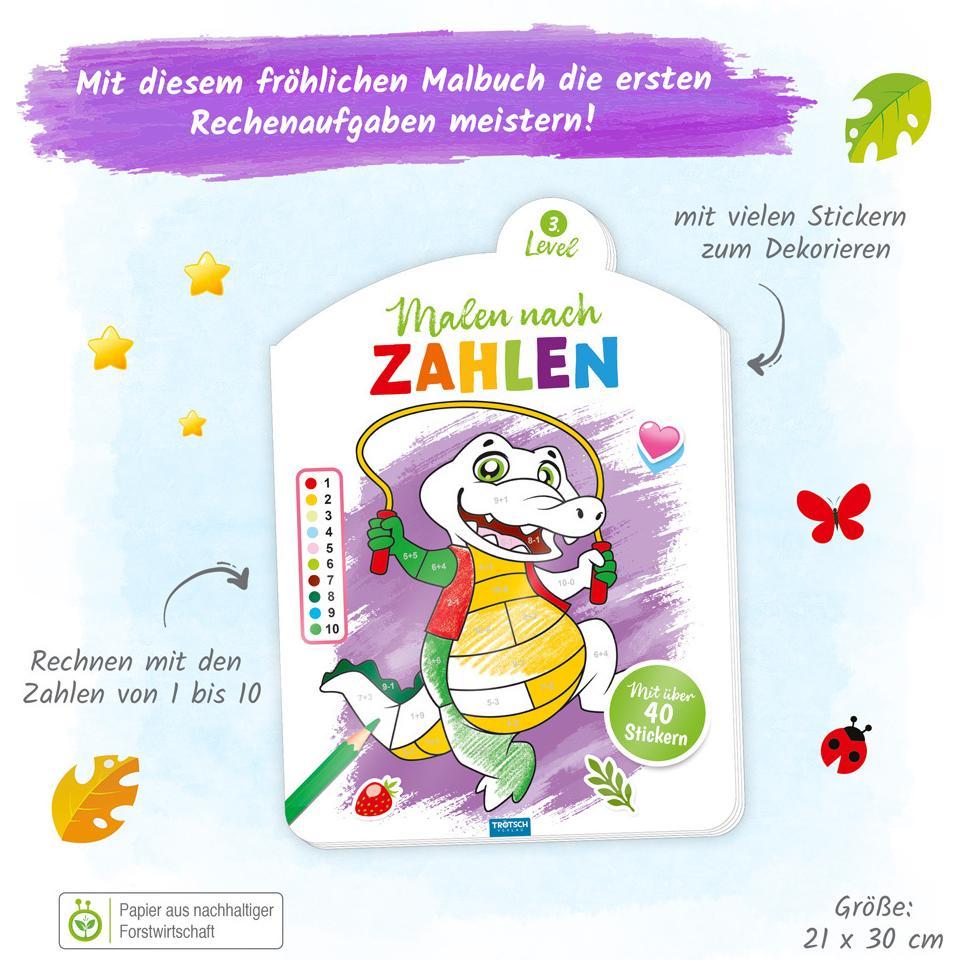 Thumbnail - Trötsch Malen nach Zahlen 3. Level Malbuch
