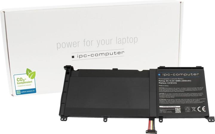 Actual product image IPC C41N1416-02 (4 cubicles, 3950 mAh)