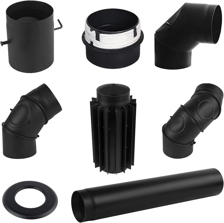 Actual product image Kolor 150 mm flue pipe, 500mm