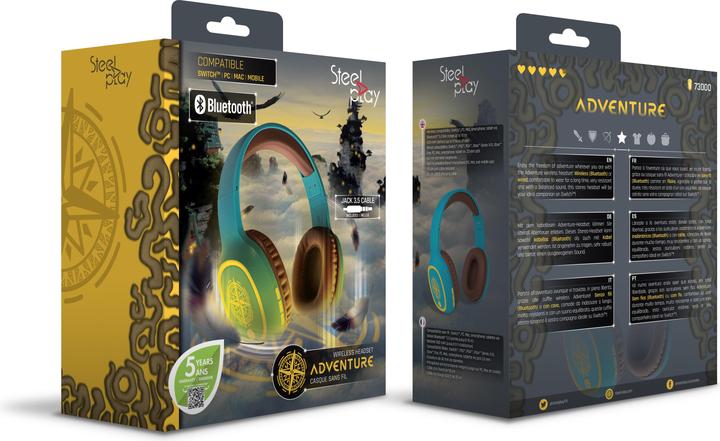 Produktbild Steelplay Adventure Wireless Headset (Kabelgebunden, Kabellos)