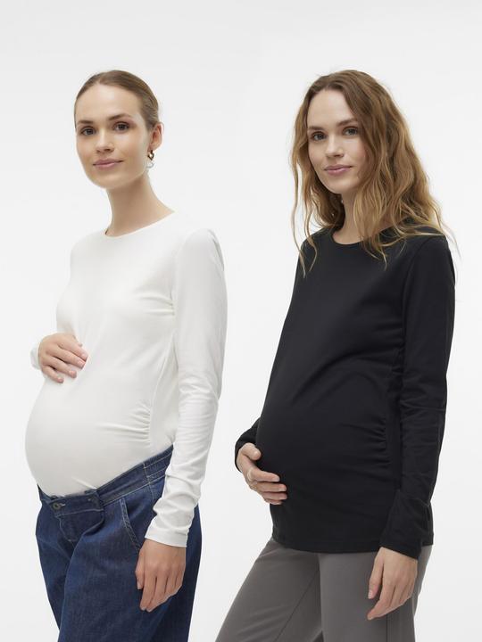 Produktbild Mamalicious Normal geschnitten Rundhals Top Bluse (XL)