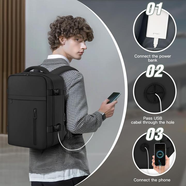 Produktbild Only-Bags.Store Handgepäck Flugzeug Reiserucksack, Handgepäck Rucksack