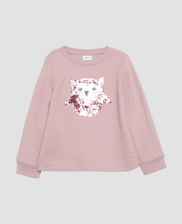 S.Oliver Sweatshirt Sweatshirt mit Wendepailletten (128, 134)