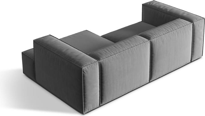 Image du produit Micadoni Canapé D'Angle Droit Modulaire, "Nuria", 3 Places, 147x252x72 Fabriqué en Europe (Canapé d'angle, Canapé modulaire)