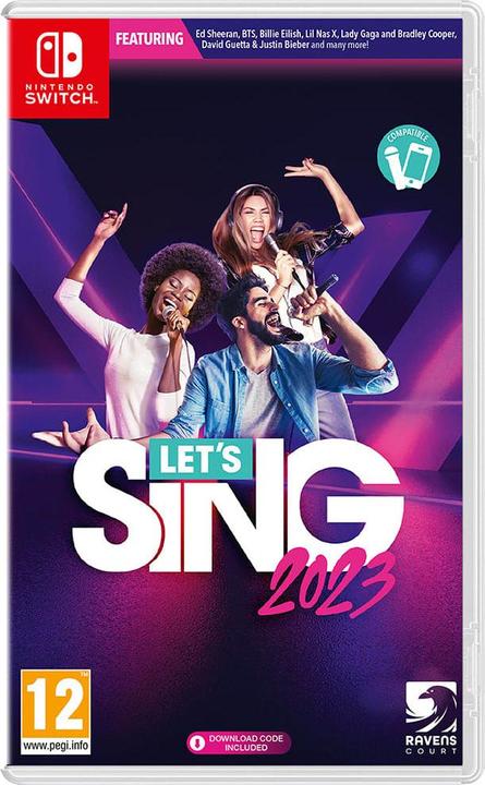 Produktbild Ravenscourt Let's Sing 2023 International Version (+ 2 Mics) (Switch, Switch Lite, Switch OLED, DE)