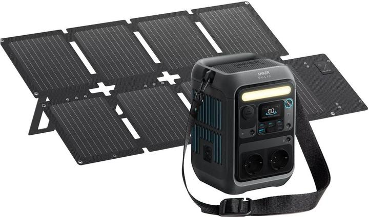 Produktbild Anker Solix SOLIX C300X DC + PS60 Faltbares So (288 Wh, 4.57 kg)
