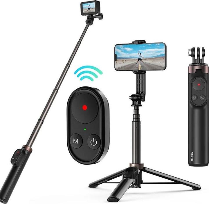 Immagine prodotto Telesin Bastone selfie per fotocamere sportive con telecomando BT (TE-RCSS-001)