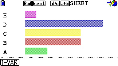 Actual product image Casio FX-CG50 (Batteries)
