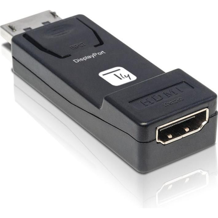 Thumbnail - Techly IADAP DSP-2124K3 Passiver Videokonverter (HDMI, 5.86 cm), Data + Video Adapter, Schwarz