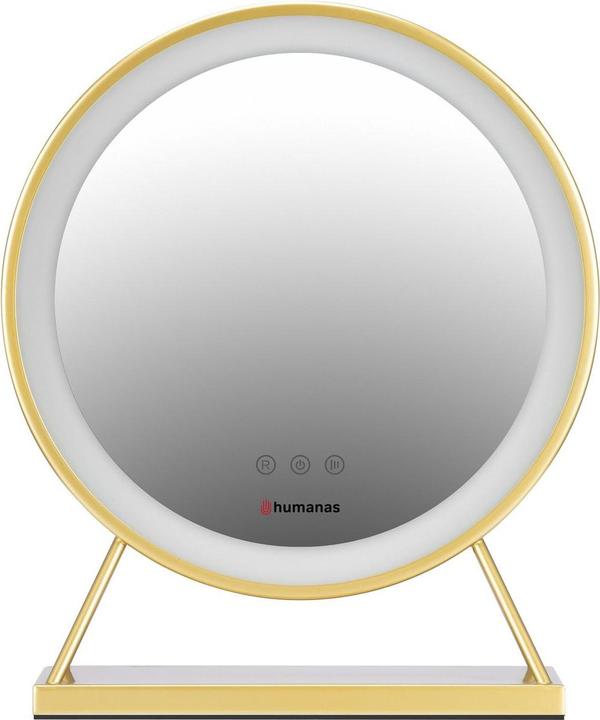 Humanas Lustro make-up mirror HS-HM04 with LED lighting (Ø 40 cm)