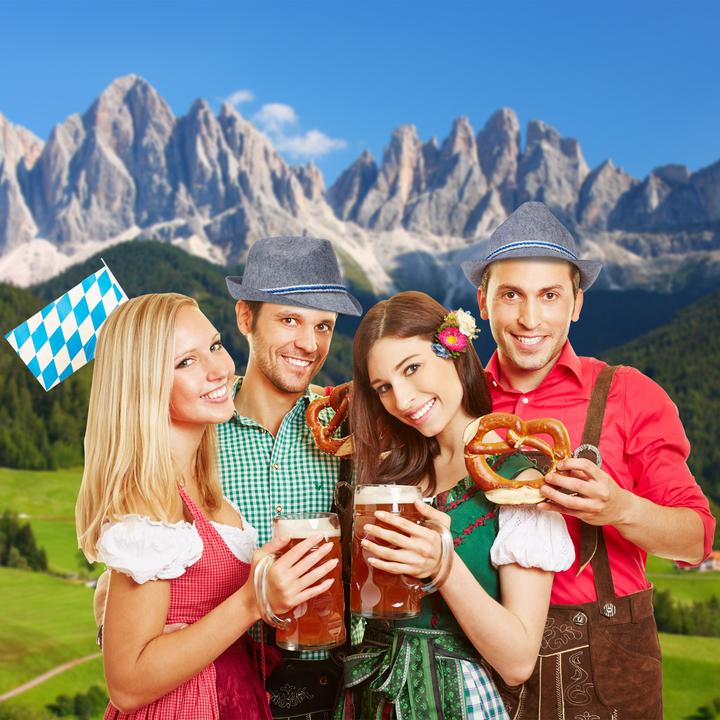 Produktbild Relaxdays Trachtenhut Set