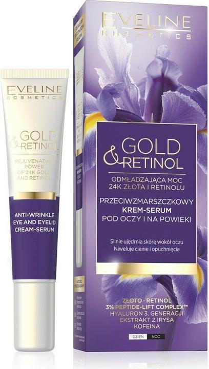Eveline Gold & Retinol Anti-Wrinkle Day and Night Cream 15ml (15 ml, 24h cream)