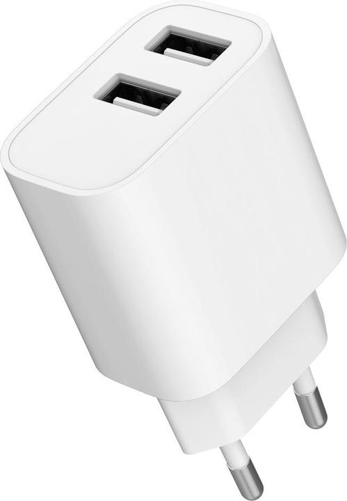 Immagine prodotto Gembird CARICATORE USB UNIVERSALE BIANCO/2P TA-UC-2A12-01 (12 W)