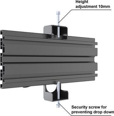 Image du produit Multibrackets Support mural Side by Side, 27"-32 ",VESA 75x75- (Mur, 20 kg, 27" - 32")