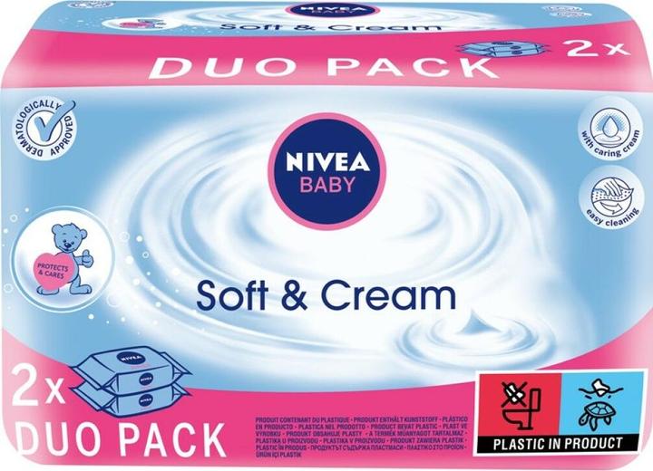 Actual product image NIVEA Baby Soft & Cream (126 Piece)