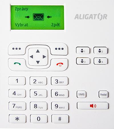 Actual product image Aligator T100 mobile phone White